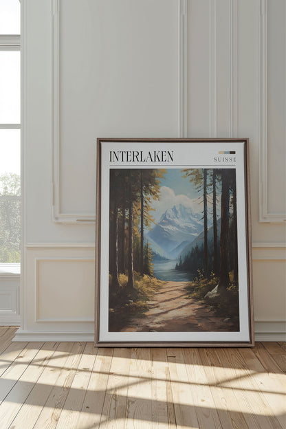 INTERLAKEN, Work on stretched canvas