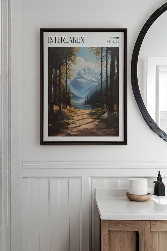 INTERLAKEN, Work on stretched canvas
