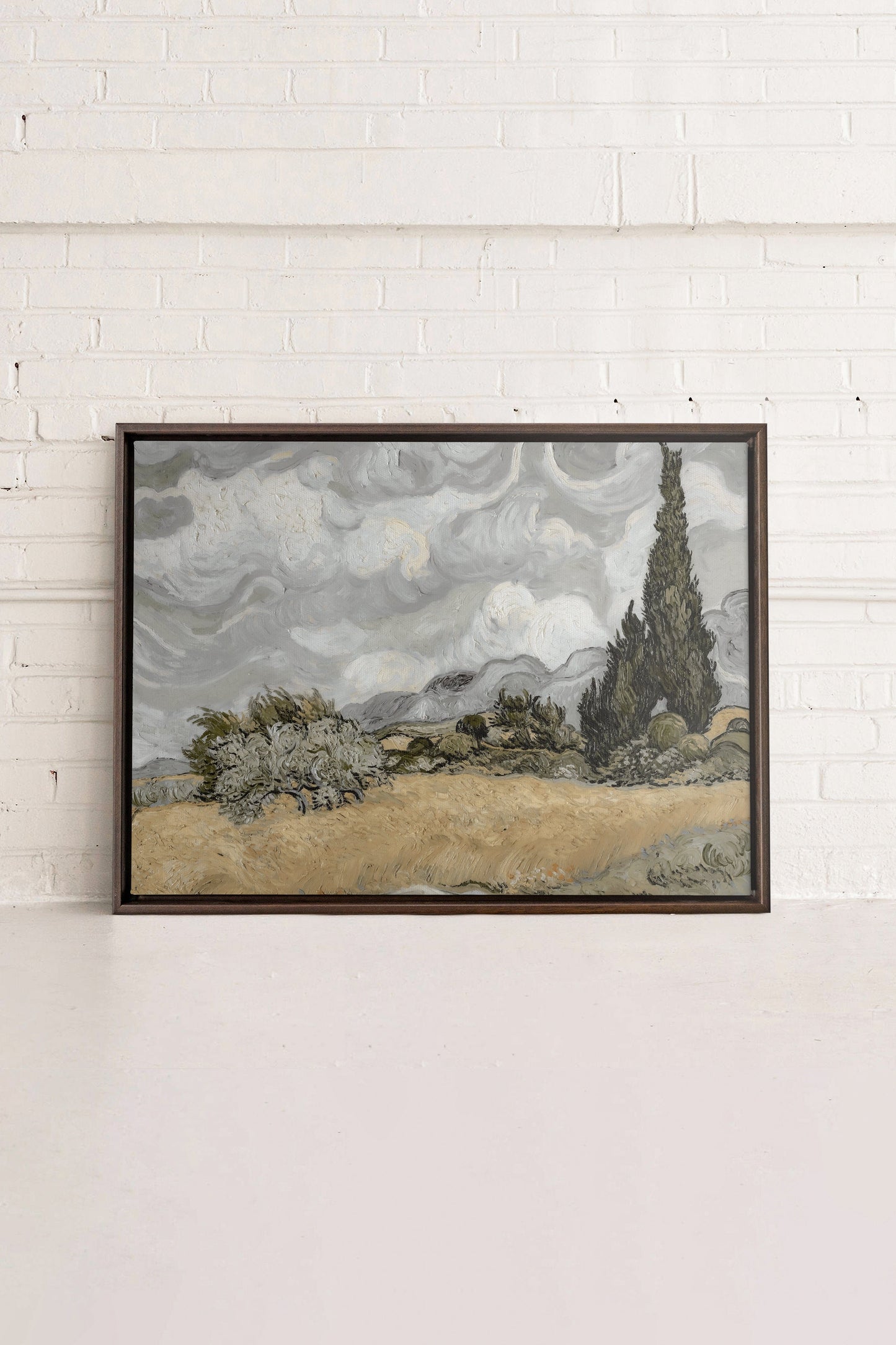 WHEAT FIELD II, printed canvas