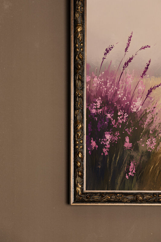 LAVENDER BREEZE, VINTAGE BRONZE FRAME