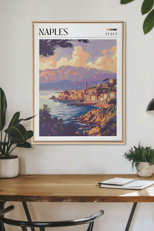 Naples, Work on stretched canvas