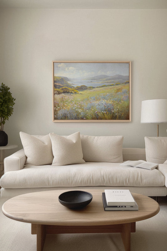 Cascade retreat, Work on stretched canvas