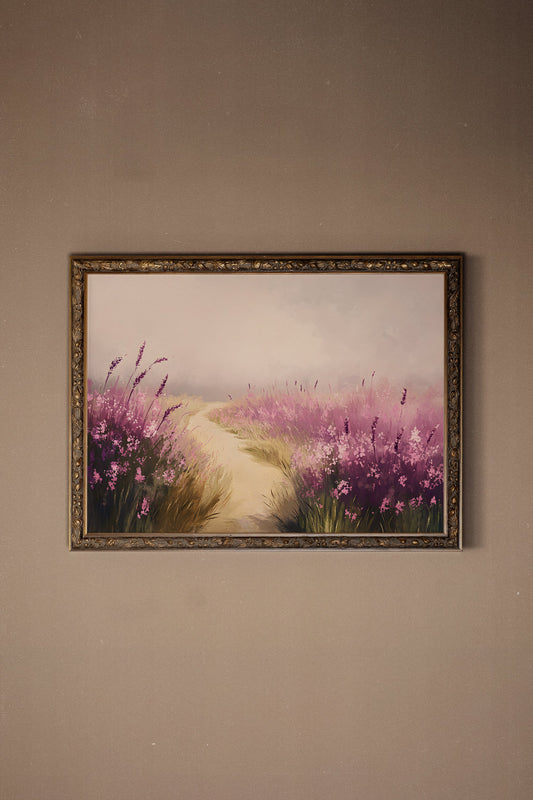 LAVENDER BREEZE, VINTAGE BRONZE FRAME