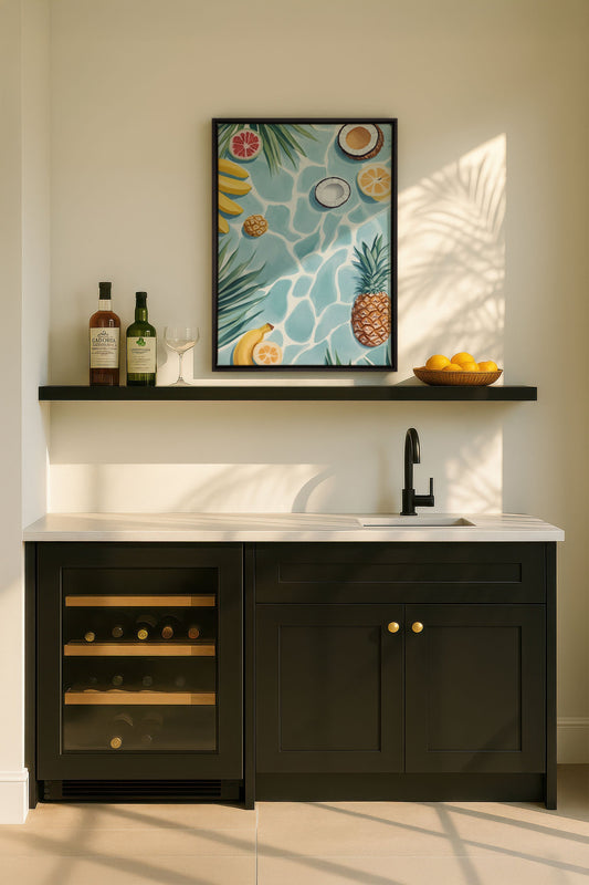 SAVEURS D'ÉTÉ, Oeuvre sur toile étirée