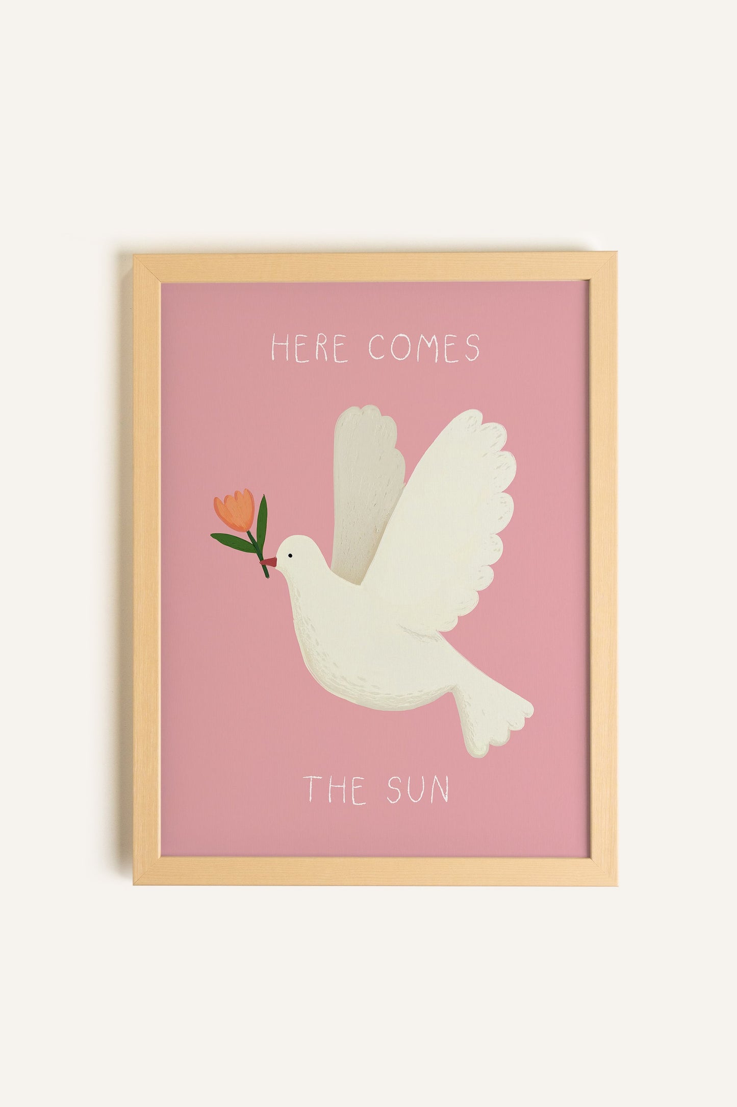 Colombe du Soleil, Toile rigide encadrée