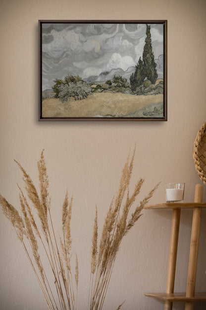WHEAT FIELD II, printed canvas
