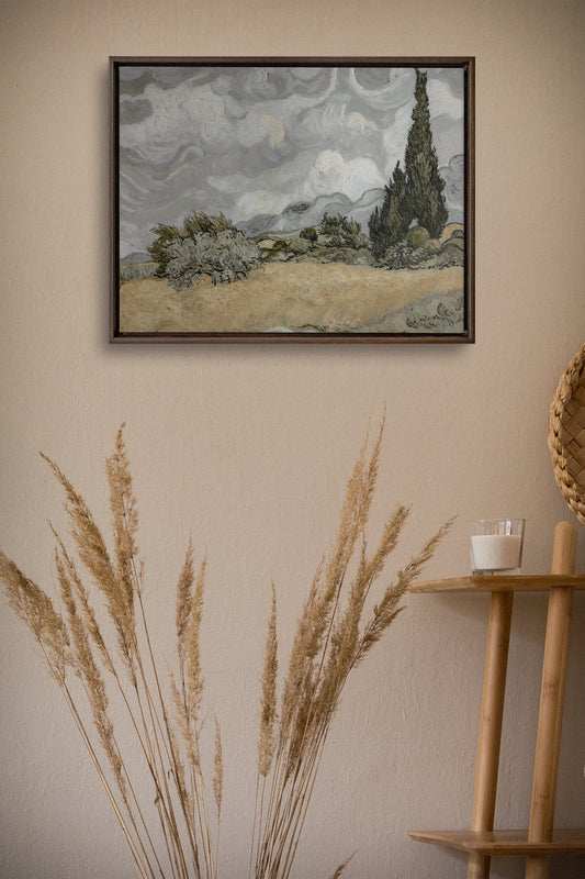 WHEAT FIELD II, printed canvas