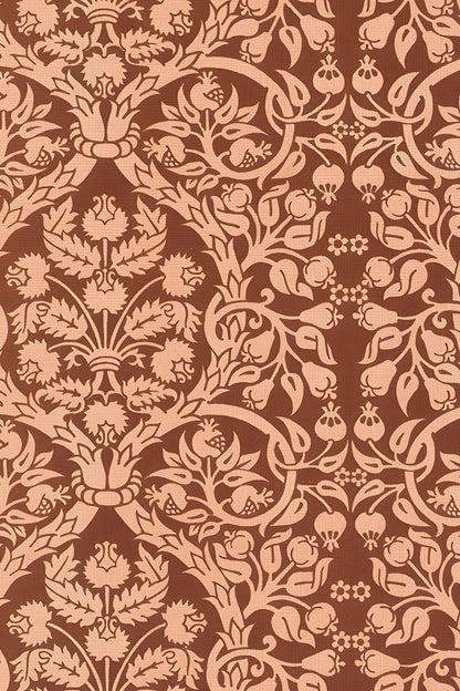 MOTIF ANCIEN, Oeuvre sur toile rigide, encadré Vintage Or