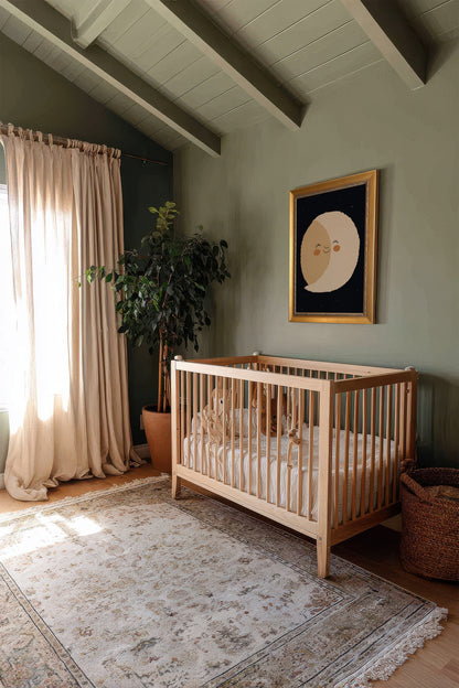 LUNE SOURIRE, CADRE VINTAGE OR