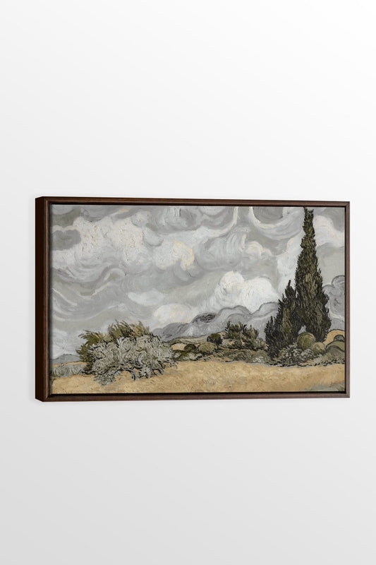WHEAT FIELD II, printed canvas