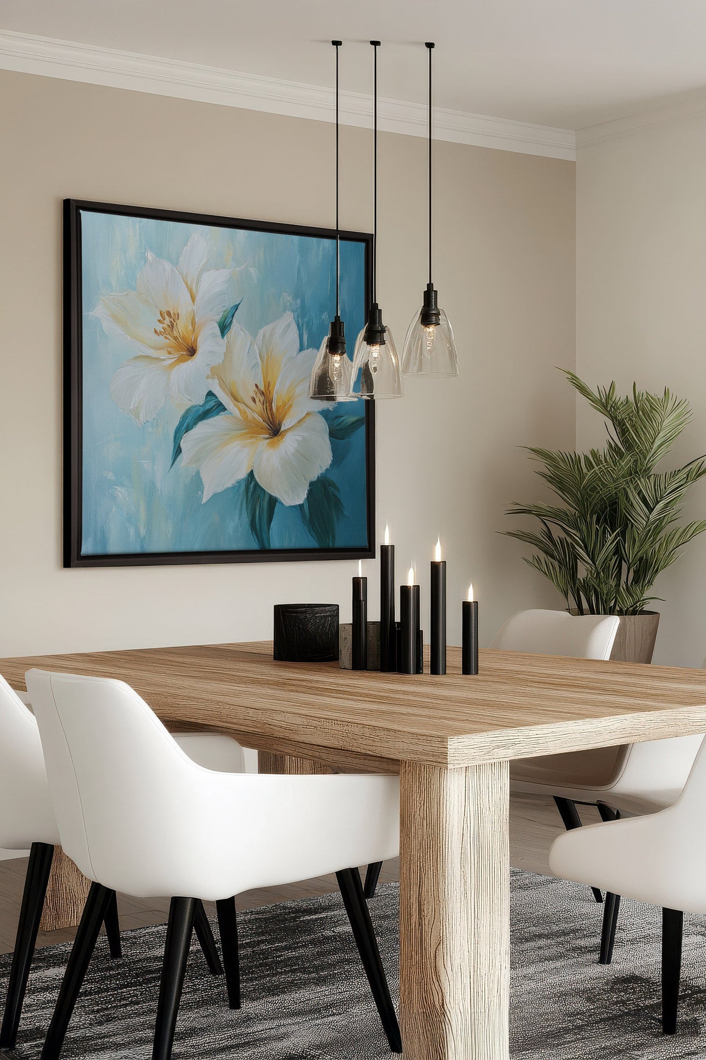 AURORE FLORALE, Work on stretched canvas