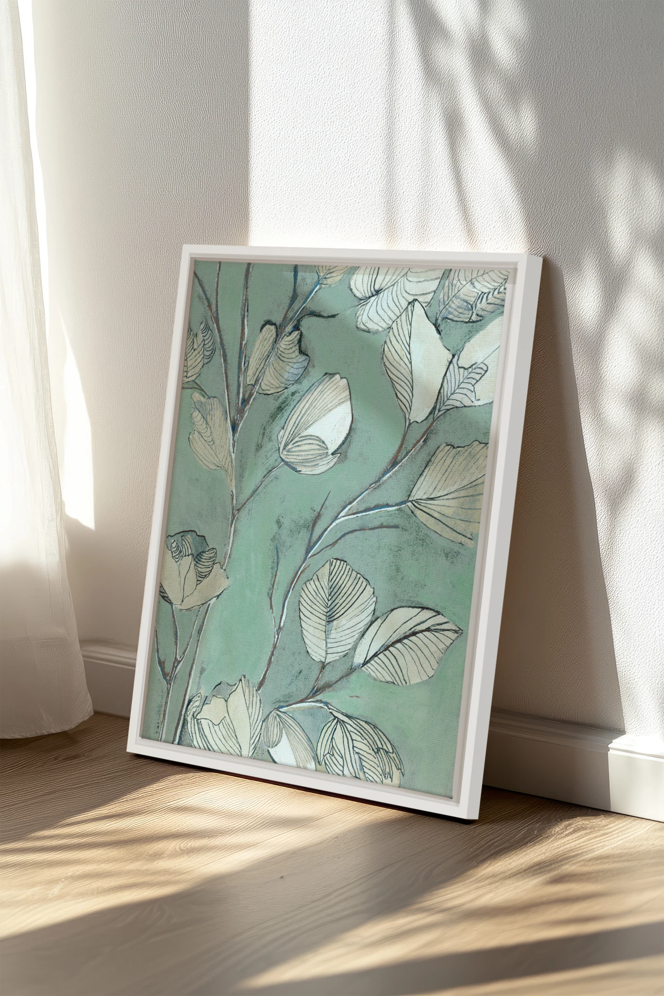 Sage Garden, Oeuvre sur toile étirée
