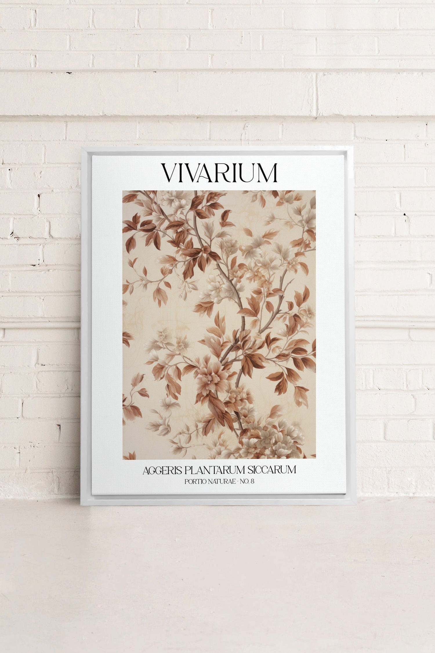 DRIED GARDEN, Oeuvre sur toile étiré