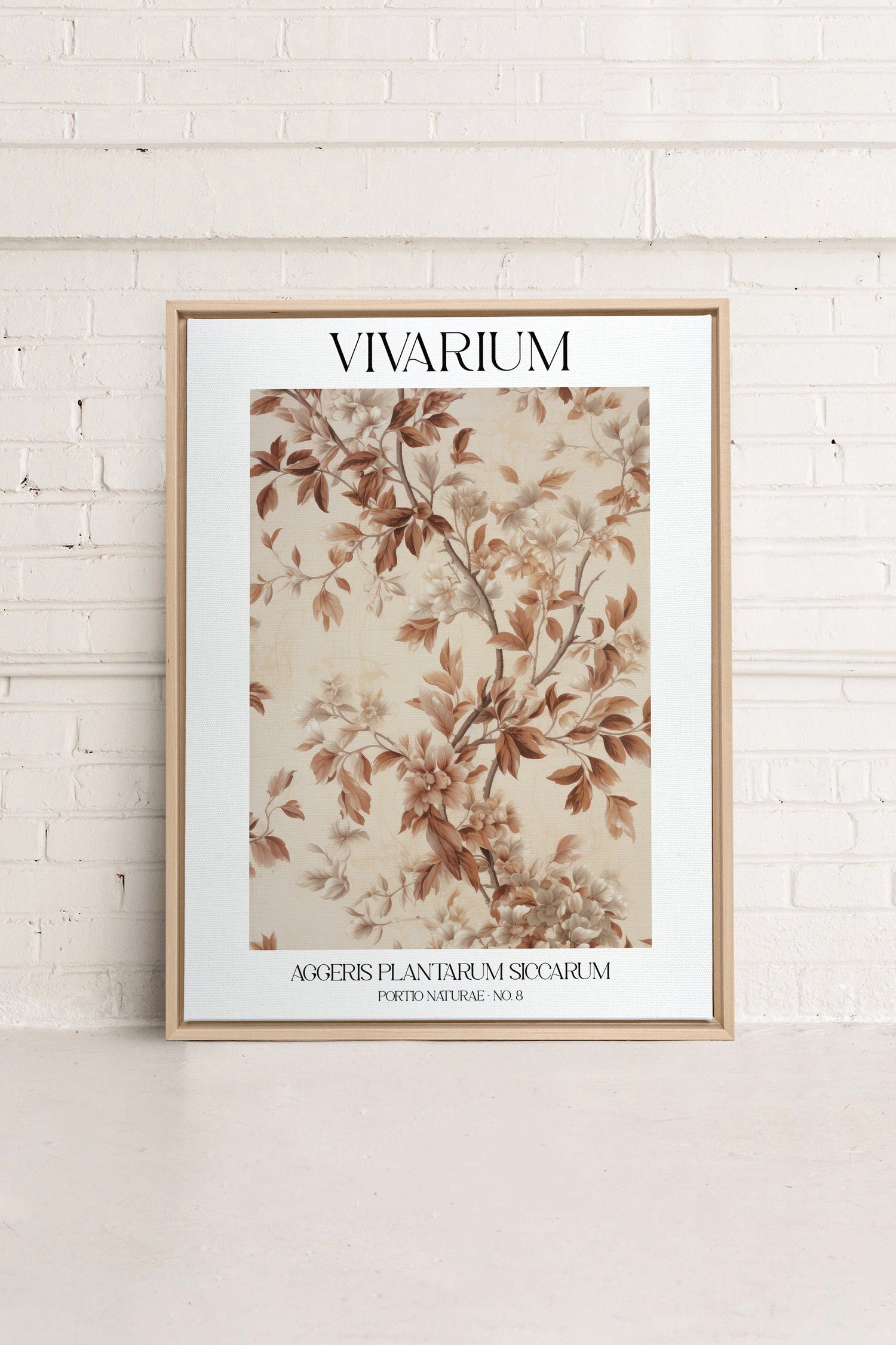 DRIED GARDEN, Oeuvre sur toile étiré