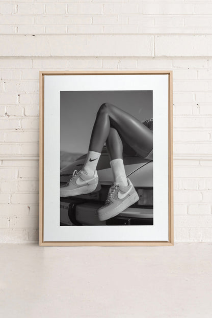 BLACK & WHITE BLISS, Work on stretched canvas