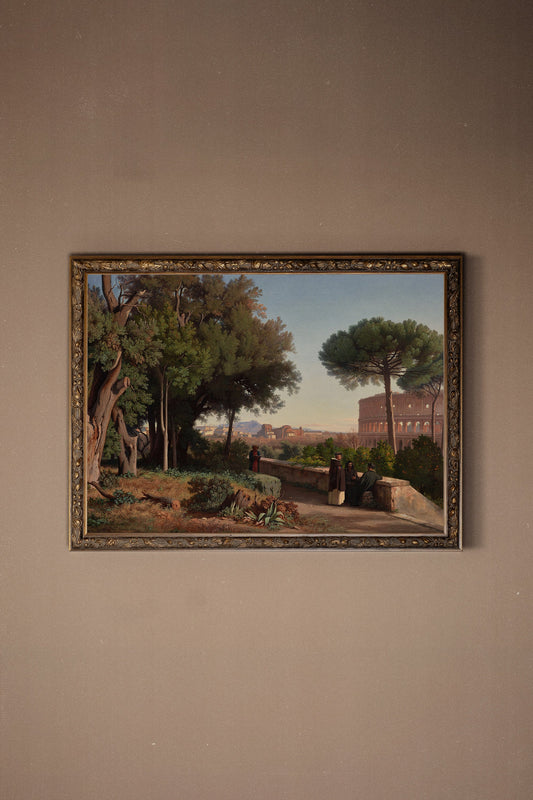 IN THE SHADOW OF ROME, VINTAGE BRONZE FRAME