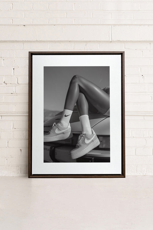 BLACK & WHITE BLISS, Work on stretched canvas