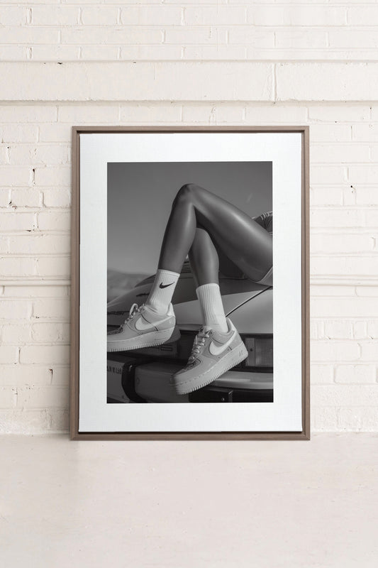 BLACK & WHITE BLISS, Work on stretched canvas
