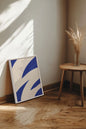 COBALT FLOW, Work on stretched canvas