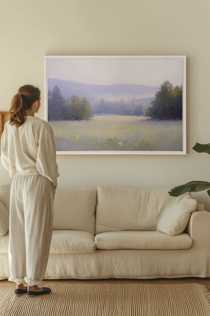 ÉVEIL CHAMPÊTRE, Work on stretched canvas
