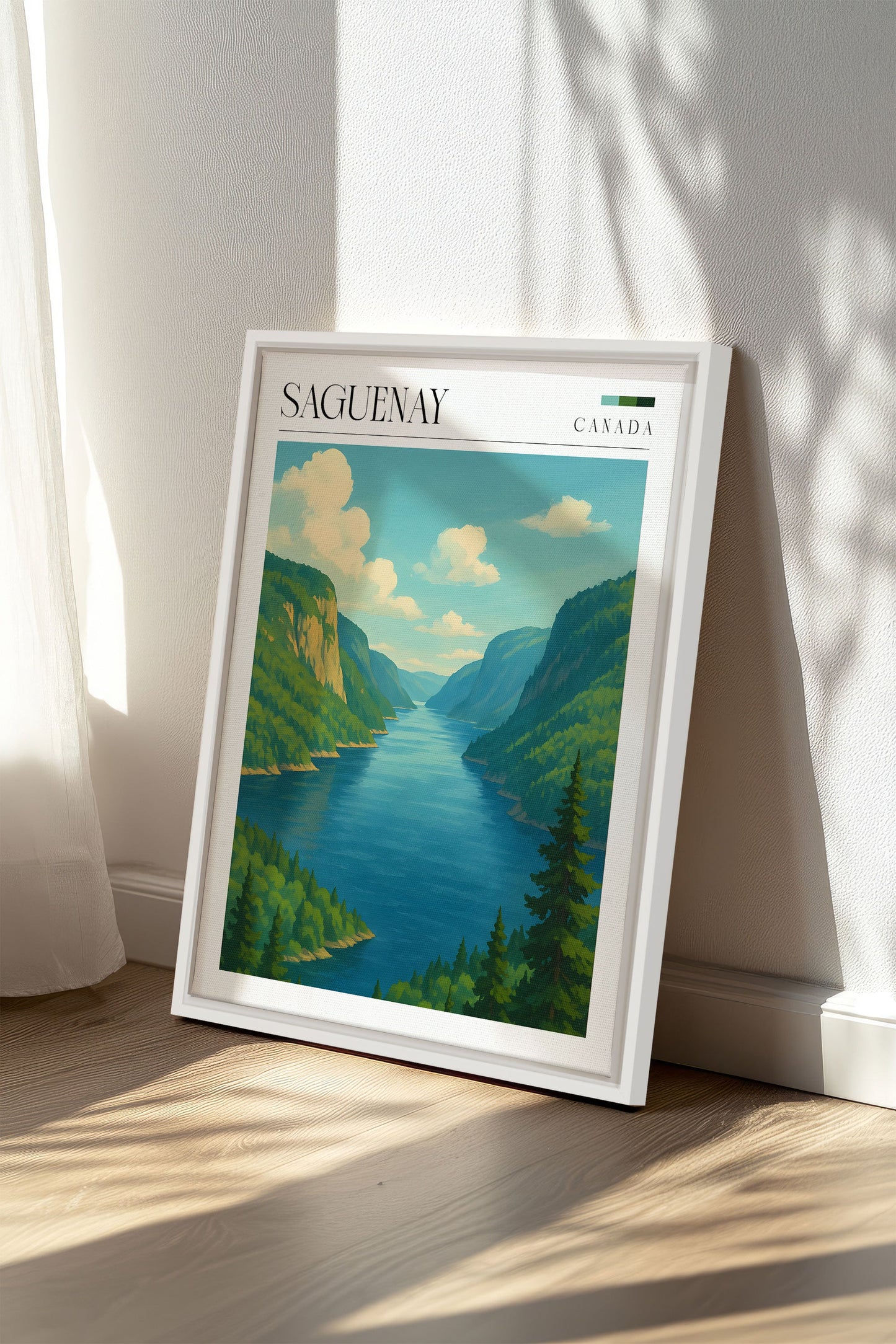 SAGUENAY, Work on stretched canvas