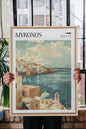 Mykonos, Work on stretched canvas