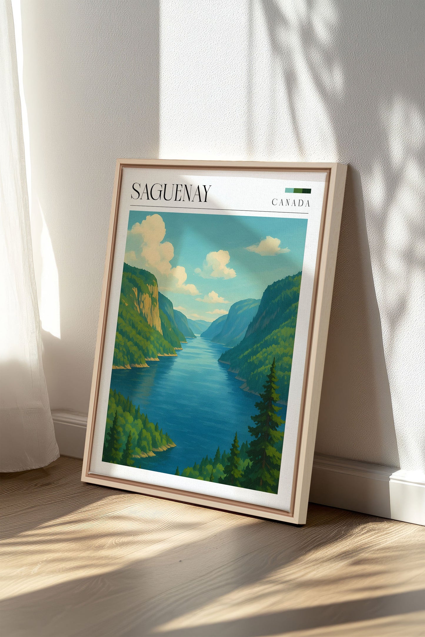 SAGUENAY, Work on stretched canvas