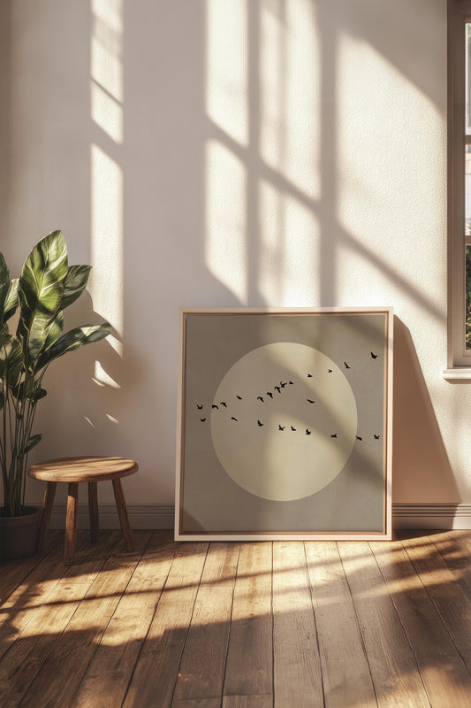 FLIGHT OF LIGHT, Work on stretched canvas