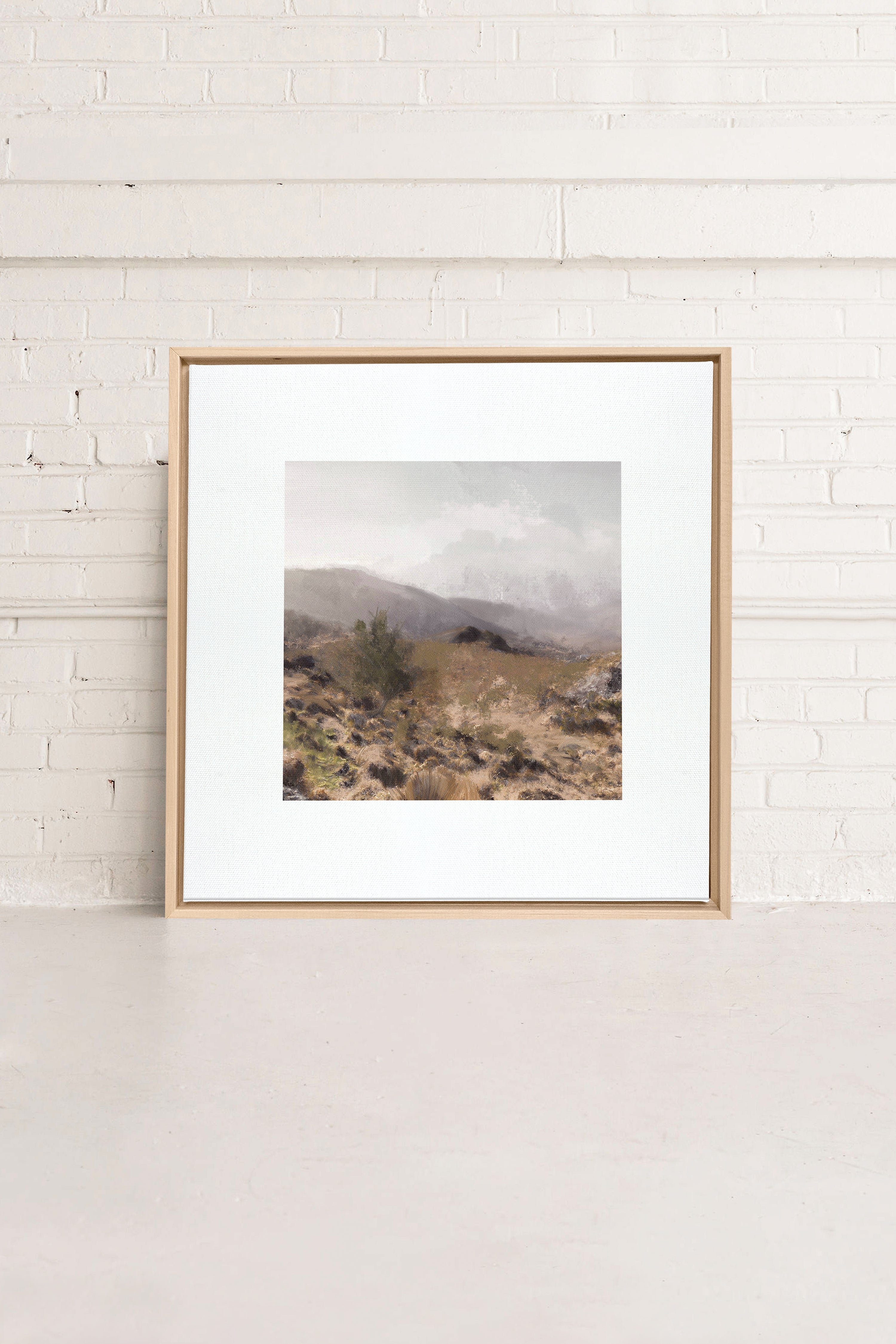 IRISH WILDERNESS, Oeuvre sur toile étirée, encadré Naturel Clair