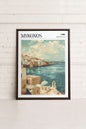 Mykonos, Work on stretched canvas