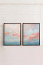 MYSTIC SUNSET DUO (2 works on stretched canvas)