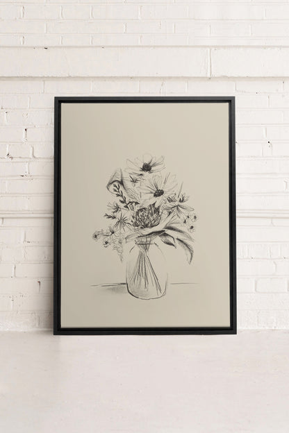 SPRING BOUQUET, Work on stretched canvas