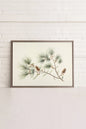 Conifer Branch, Work on stretched canvas