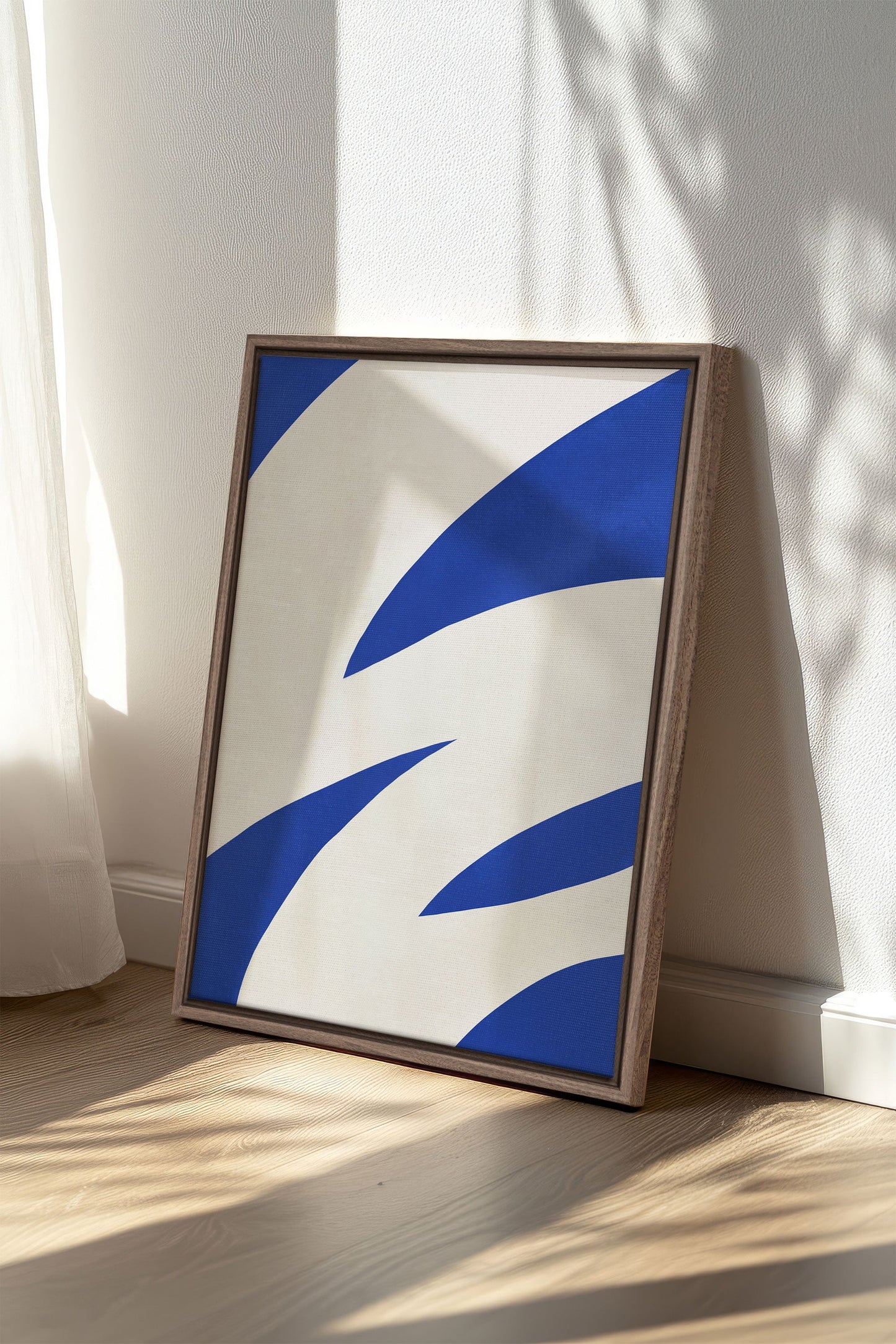 COBALT FLOW, Work on stretched canvas