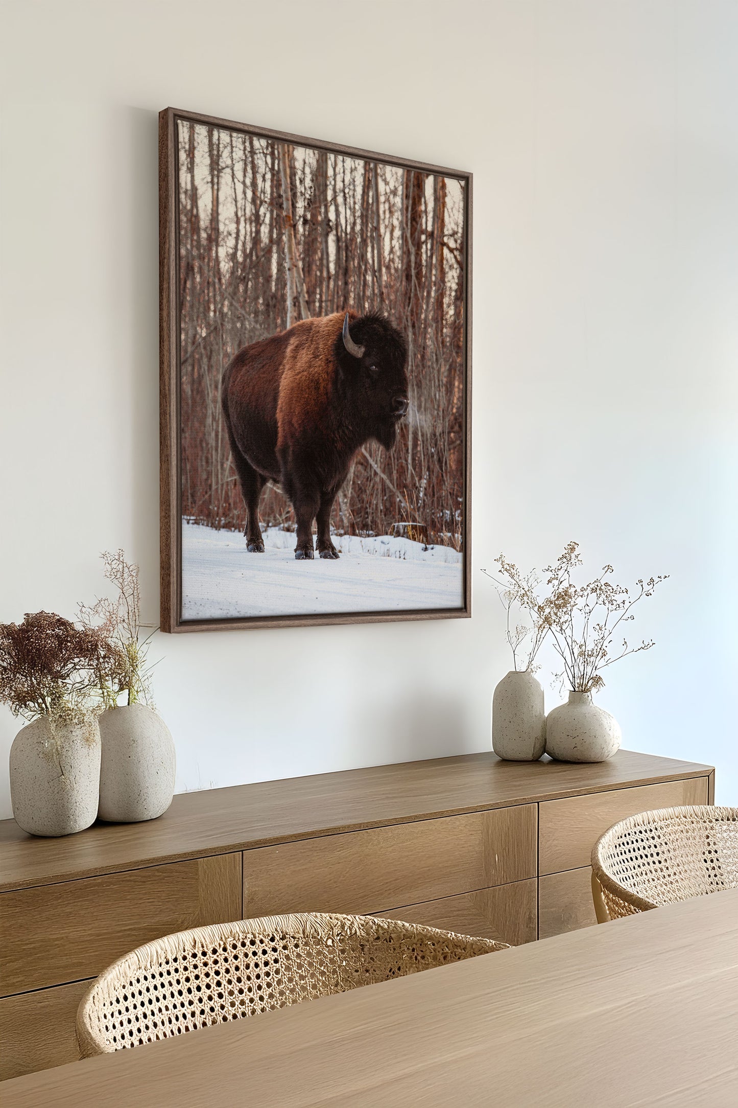 FORCE BORÉALE, Oeuvre sur toile étiré