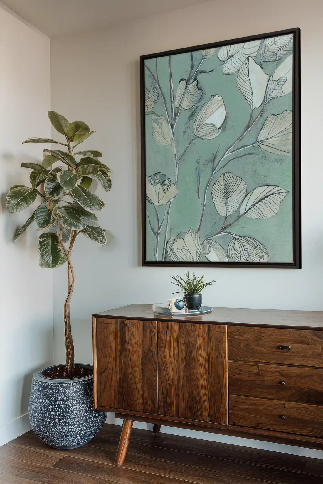 Sage Garden, Oeuvre sur toile étirée