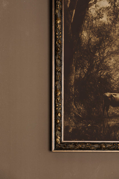 RIVER OF YESTERYEAR, VINTAGE BRONZE FRAME