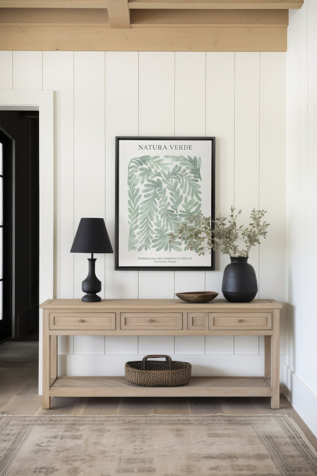 NATURA VERDE, Oeuvre sur toile étiré
