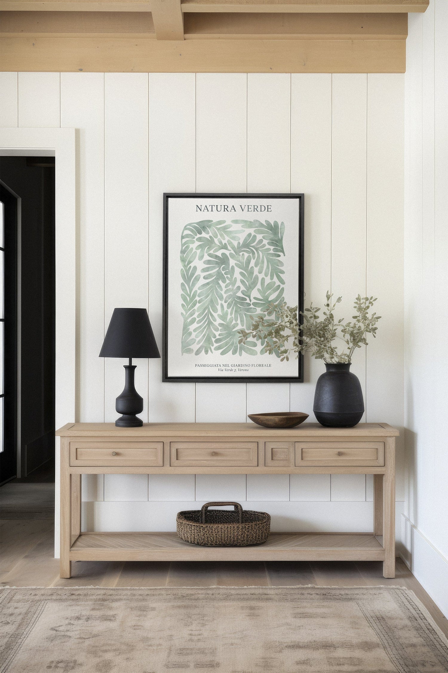 NATURA VERDE, Oeuvre sur toile étiré