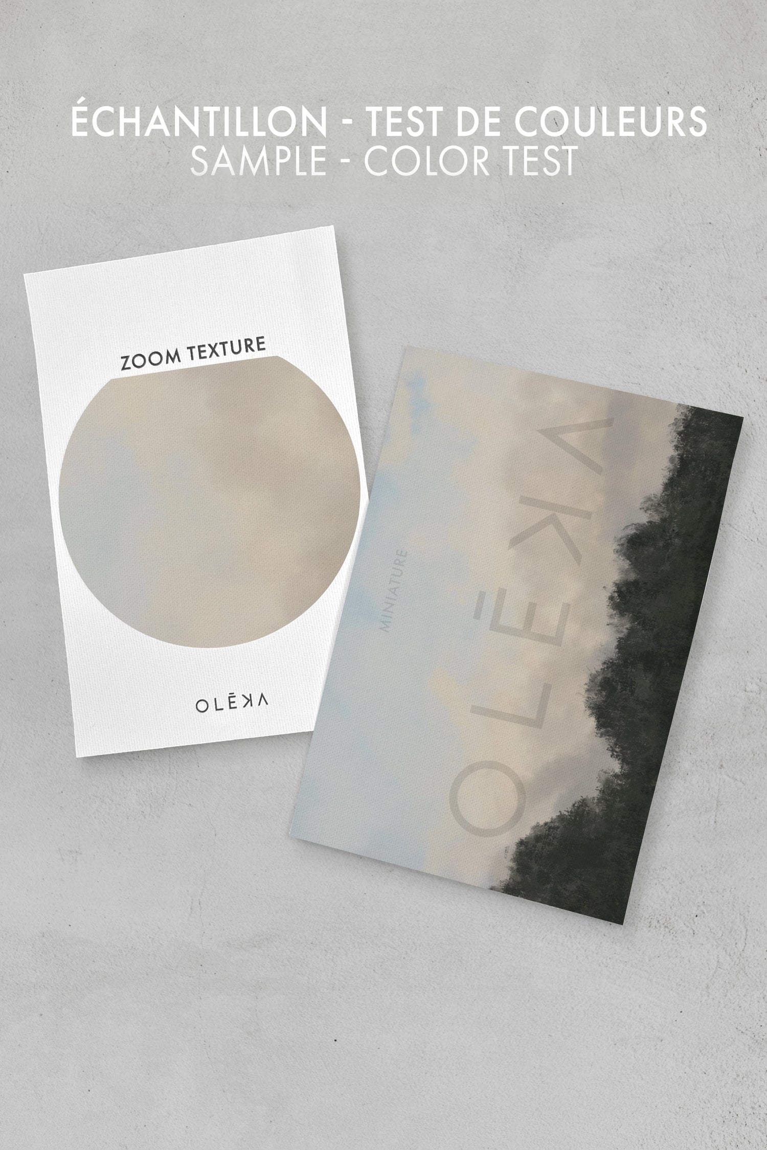 OLEKA CANVAS - DAWN II, Oeuvre sur toile étirée, encadré Brun Chêne