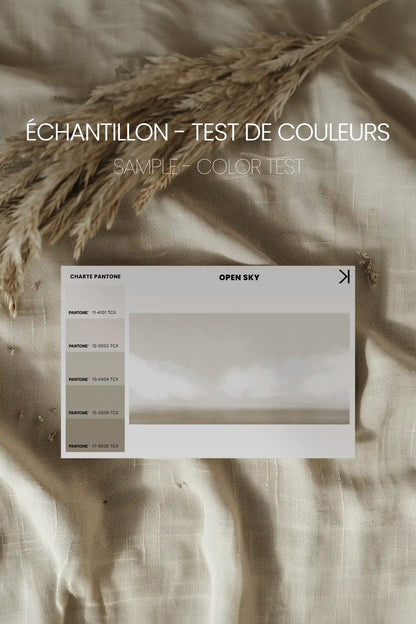 OPEN SKY, Oeuvre sur toile étirée, encadré Naturel Clair
