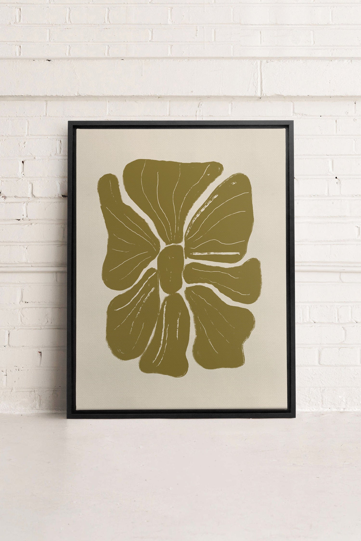 FLORAL, Oeuvre sur toile étiré