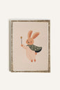 LAPIN MAGIQUE, CADRE VINTAGE ARGENT