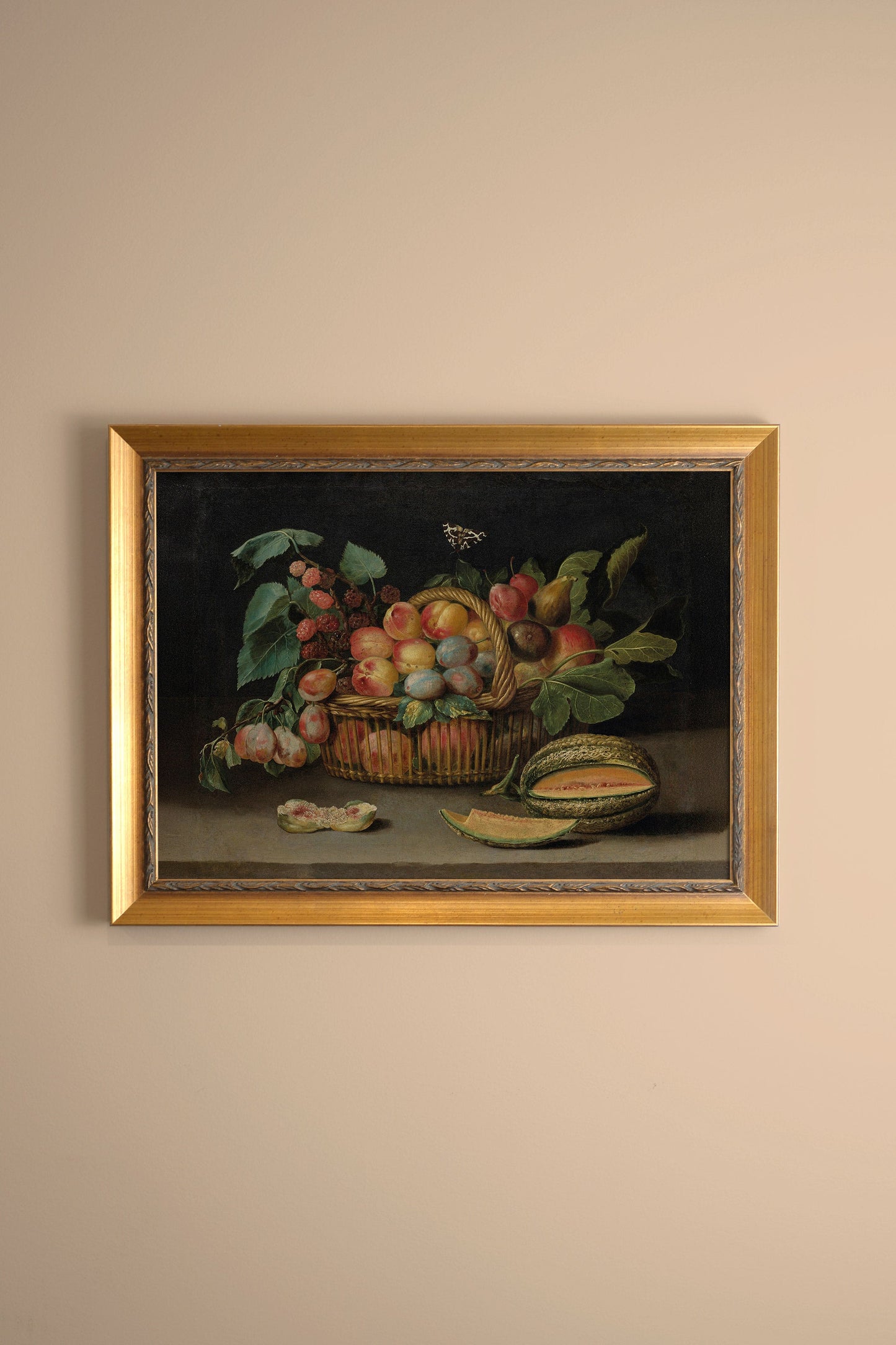 NECTAR OF THE EARTH, VINTAGE GOLD FRAME