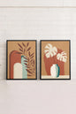TERRACOTTA OASIS (2 Works on stretched canvas)