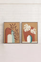 TERRACOTTA OASIS (2 Works on stretched canvas)