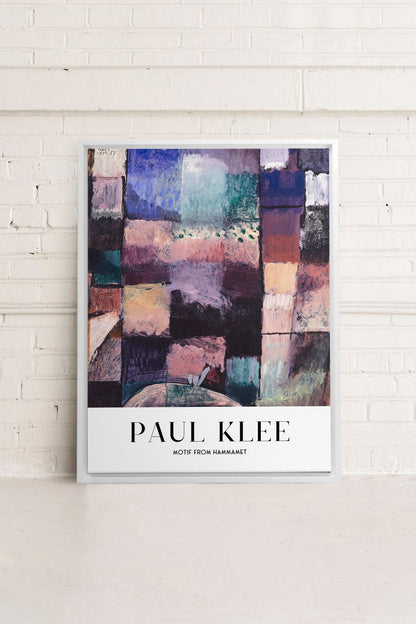 OLEKA CANVAS - PAUL KLEE I, Oeuvre sur toile étirée, encadré Blanc
