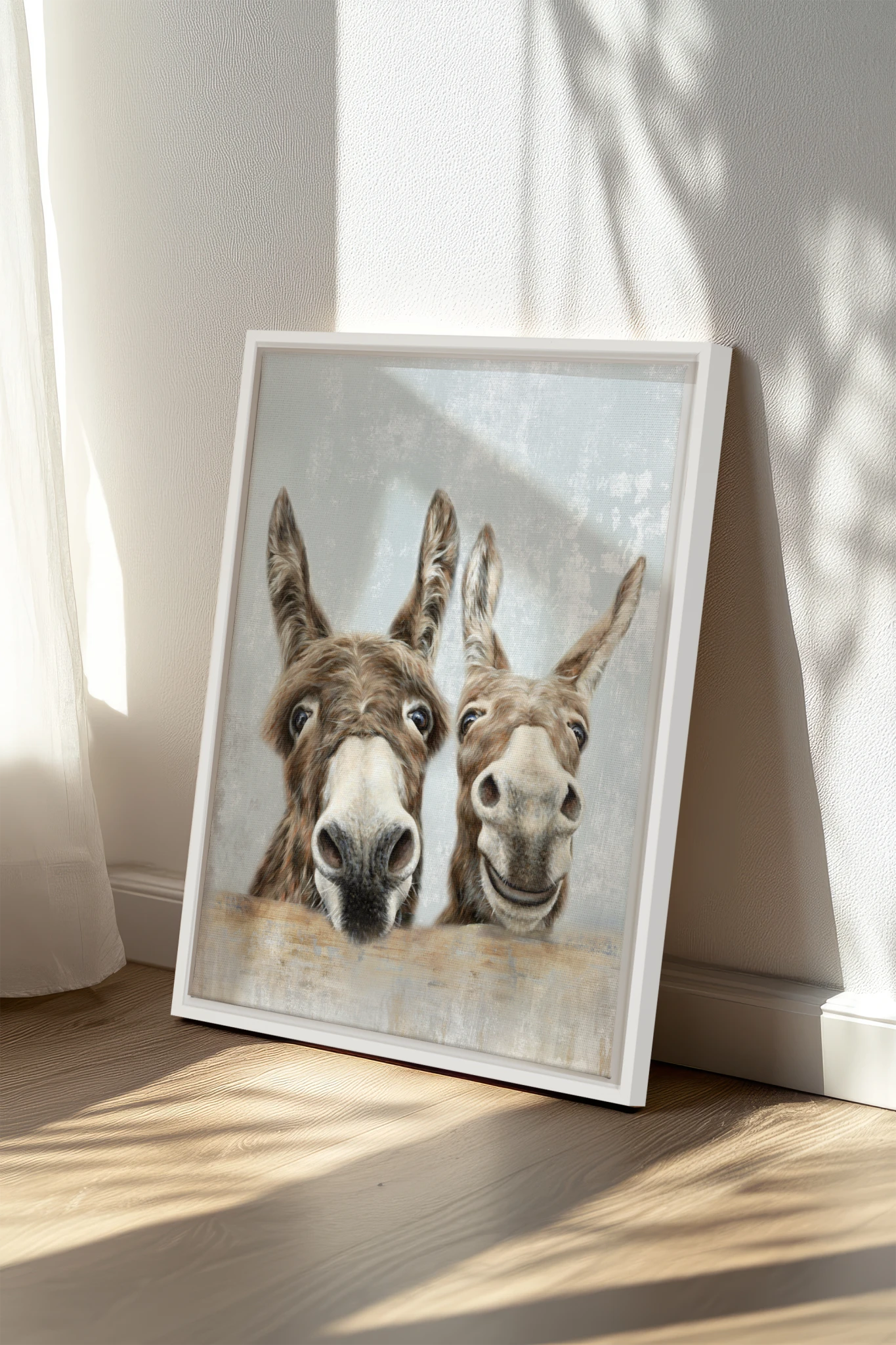 Fence Friends, Oeuvre sur toile étirée