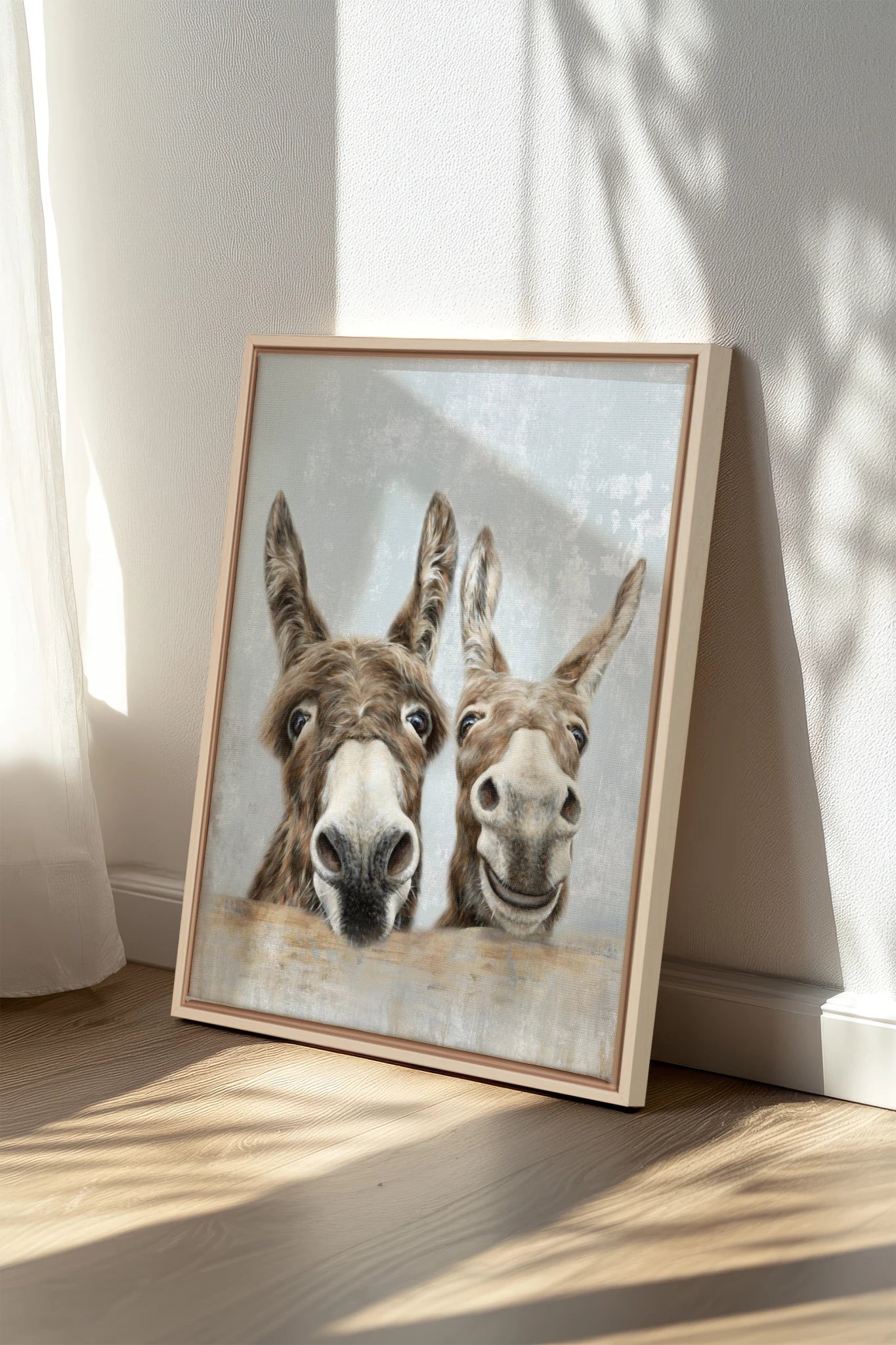 Fence Friends, Oeuvre sur toile étirée