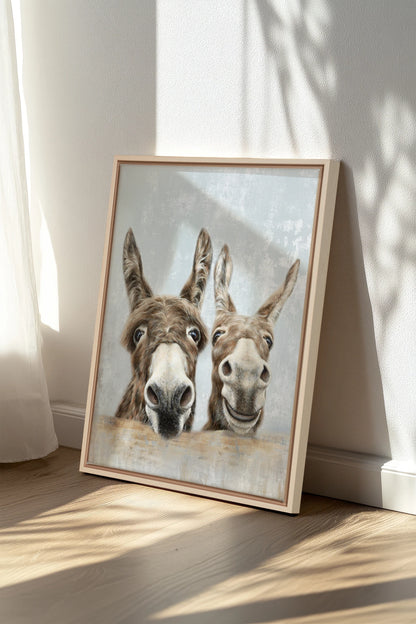 Fence Friends, Oeuvre sur toile étirée